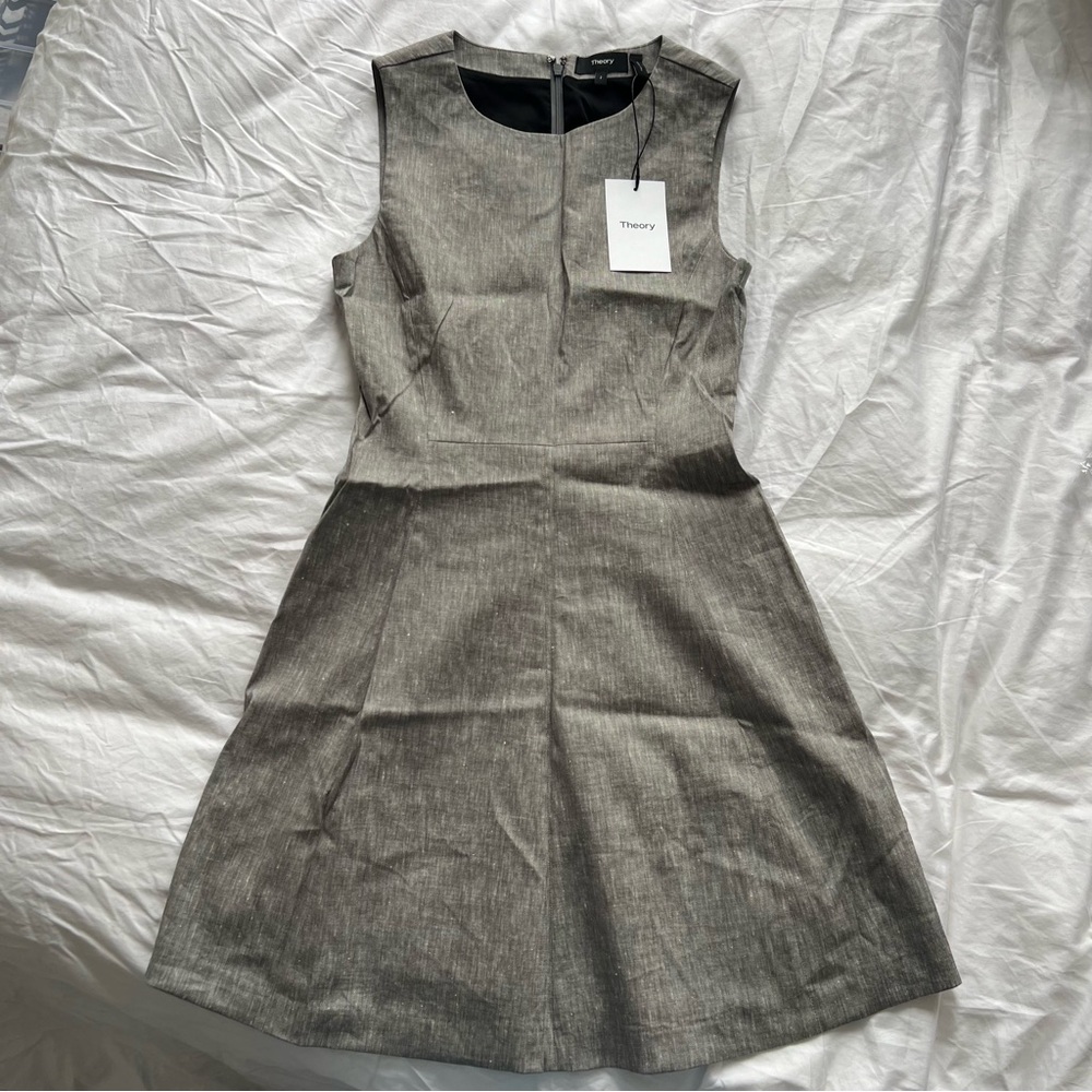 Theory Albita Linen Dress NWT